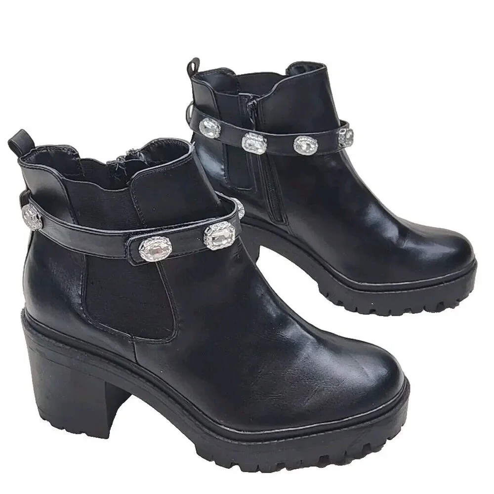 Torrid Boots Chelsea Rhinestone 3